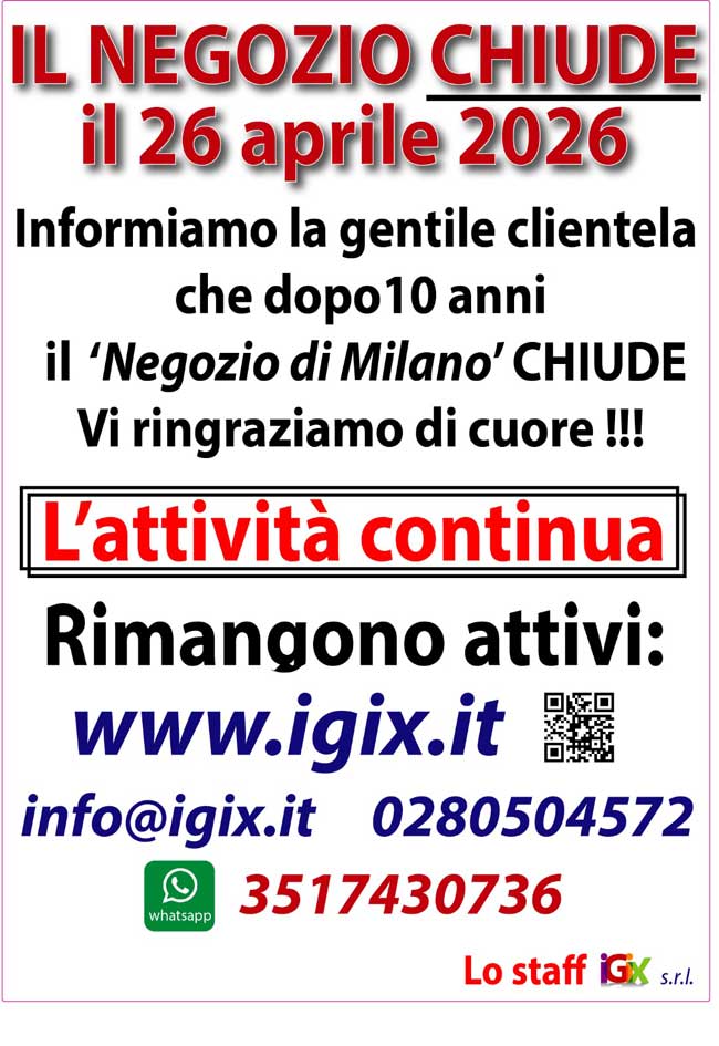 Chiusura del negozio